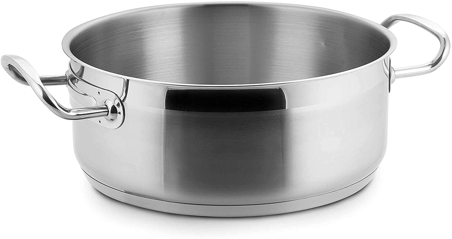 CAÇAROLA Nº40-19.4L S/TAMPA INOX ECOCHEF